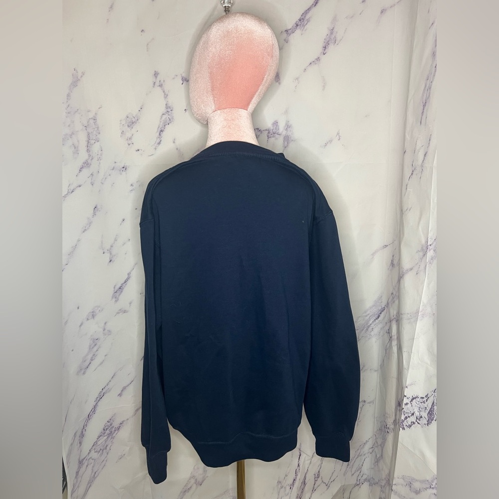 Pepperdine College Campus Navy Sweatshirt Sz L - Picture 4 of 5